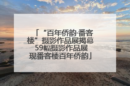 “百年侨韵·番客楼”摄影作品展揭幕 59幅摄影作品展现番客楼百年侨韵