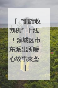 “锦旗收割机”上线！滨城区市东派出所暖心故事来袭