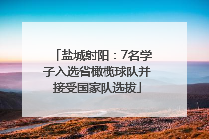 盐城射阳：7名学子入选省橄榄球队并接受国家队选拔