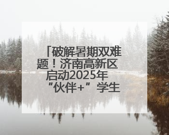 破解暑期双难题！济南高新区启动2025年“伙伴+”学生成长共同体