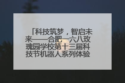 科技筑梦，智启未来——合肥一六八玫瑰园学校第十三届科技节机器人系列体验赛燃动校园