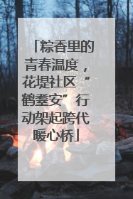 粽香里的青春温度，花堤社区“鹤耋安”行动架起跨代暖心桥