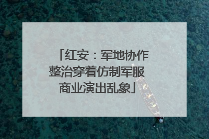 红安：军地协作整治穿着仿制军服商业演出乱象