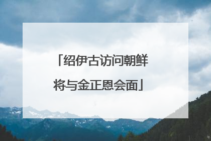 绍伊古访问朝鲜 将与金正恩会面