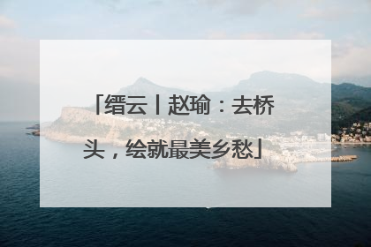 缙云丨赵瑜：去桥头，绘就最美乡愁