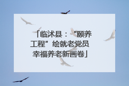 临沭县：“颐养工程”绘就老党员幸福养老新画卷