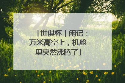 世俱杯｜闲记：万米高空上，机舱里突然沸腾了