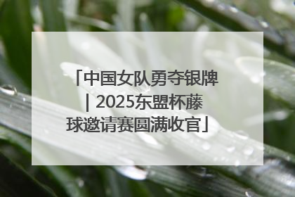 中国女队勇夺银牌｜2025东盟杯藤球邀请赛圆满收官