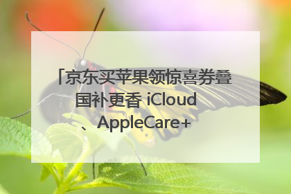 京东买苹果领惊喜券叠国补更香 iCloud、AppleCare+服务限时低至85折