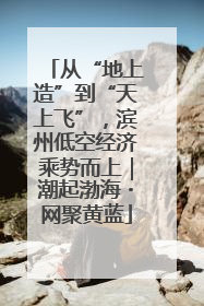 从“地上造”到“天上飞”，滨州低空经济乘势而上｜潮起渤海・网聚黄蓝