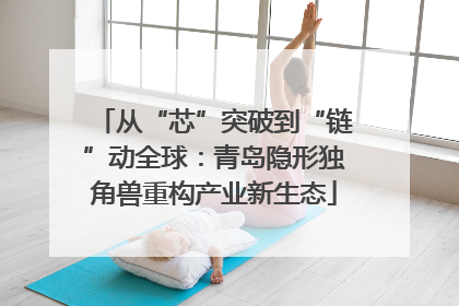 从“芯”突破到“链”动全球：青岛隐形独角兽重构产业新生态