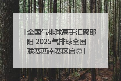 全国气排球高手汇聚邵阳 2025气排球全国联赛西南赛区启幕