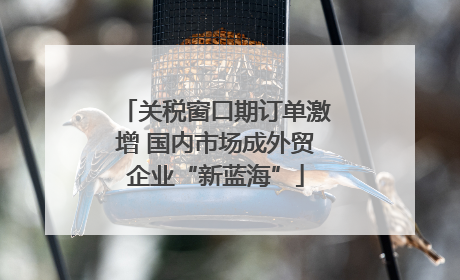 关税窗口期订单激增 国内市场成外贸企业“新蓝海”