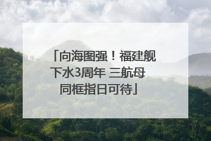 向海图强！福建舰下水3周年 三航母同框指日可待