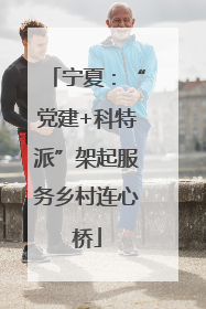 宁夏：“党建+科特派”架起服务乡村连心桥