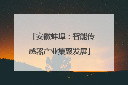 安徽蚌埠：智能传感器产业集聚发展