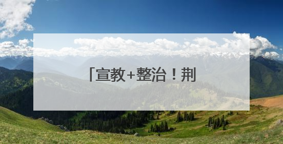 宣教+整治！荆州交警为两湖市场“安全护航”