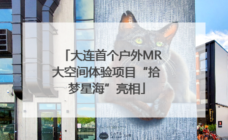 大连首个户外MR大空间体验项目“拾梦星海”亮相