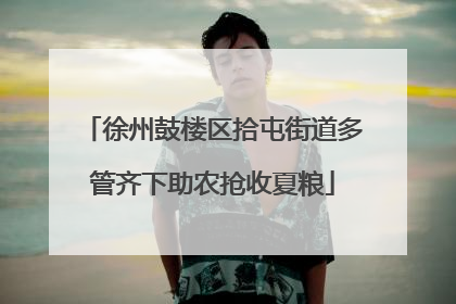 徐州鼓楼区拾屯街道多管齐下助农抢收夏粮