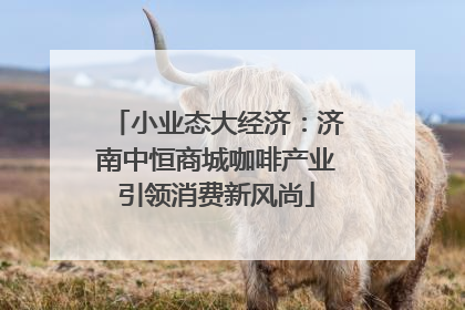 小业态大经济：济南中恒商城咖啡产业引领消费新风尚