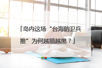 岛内这场“台海防卫兵推”为何越描越黑？