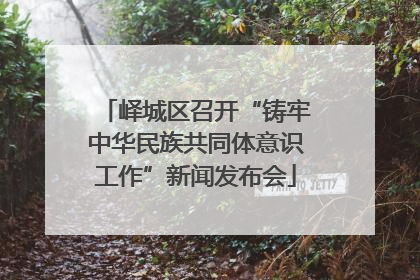 峄城区召开“铸牢中华民族共同体意识工作”新闻发布会