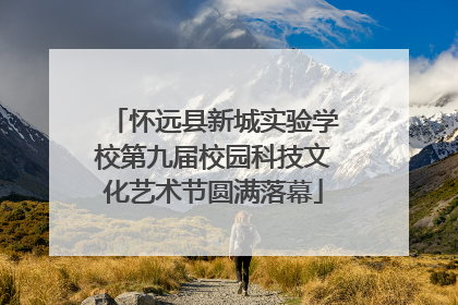 怀远县新城实验学校第九届校园科技文化艺术节圆满落幕