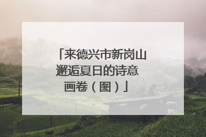 来德兴市新岗山 邂逅夏日的诗意画卷（图）