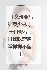 文班亚马结束少林寺十日修行，打球吃斋练拳样样不落