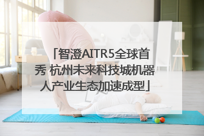 智澄AITR5全球首秀 杭州未来科技城机器人产业生态加速成型