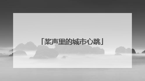 桨声里的城市心跳