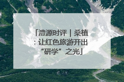澧源时评｜桑植：让红色旅游开出“研学”之光