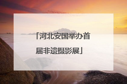 河北安国举办首届非遗摄影展