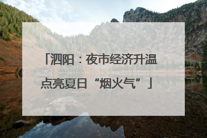 泗阳：夜市经济升温 点亮夏日“烟火气”