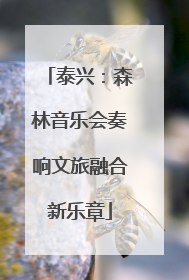 泰兴：森林音乐会奏响文旅融合新乐章
