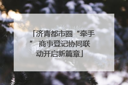 济青都市圈“牵手” 商事登记协同联动开启新篇章