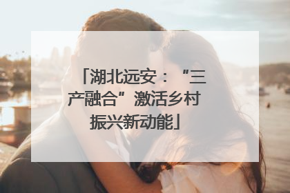 湖北远安：“三产融合”激活乡村振兴新动能