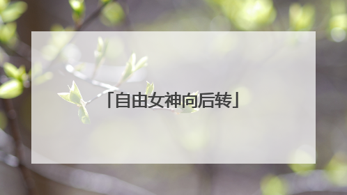 自由女神向后转
