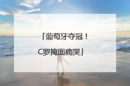 葡萄牙夺冠！C罗掩面痛哭