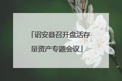 诏安县召开盘活存量资产专题会议