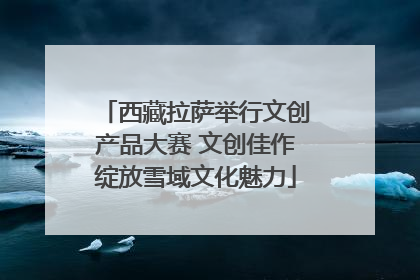 西藏拉萨举行文创产品大赛 文创佳作绽放雪域文化魅力