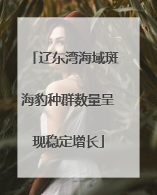 辽东湾海域斑海豹种群数量呈现稳定增长