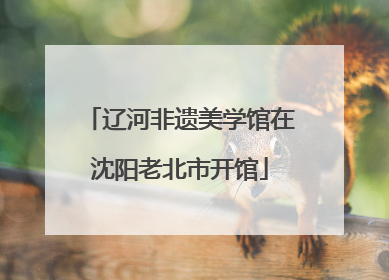 辽河非遗美学馆在沈阳老北市开馆