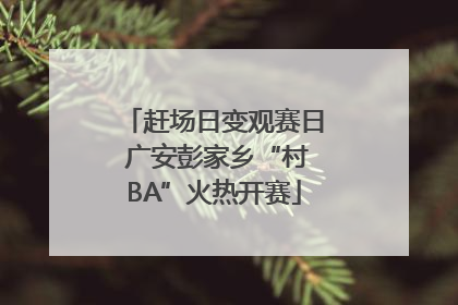 赶场日变观赛日 广安彭家乡“村BA”火热开赛