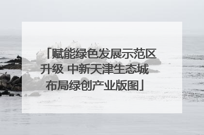 赋能绿色发展示范区升级 中新天津生态城布局绿创产业版图