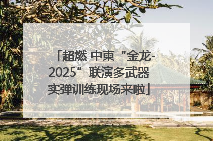 超燃 中柬“金龙-2025”联演多武器实弹训练现场来啦