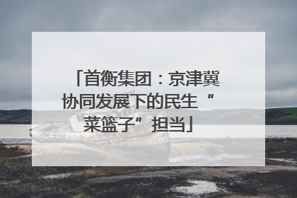 首衡集团：京津冀协同发展下的民生“菜篮子”担当