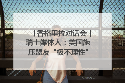 香格里拉对话会｜瑞士媒体人：美国施压盟友“极不理性” 欧洲国家无意与中国“脱钩断链”