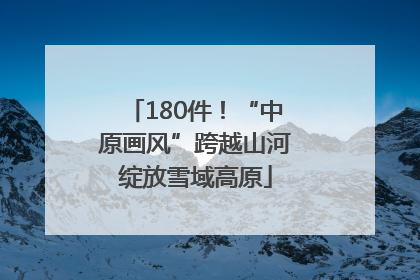 180件！“中原画风”跨越山河绽放雪域高原