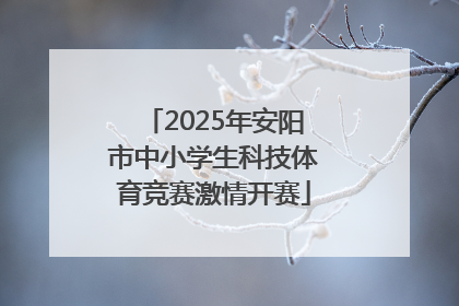2025年安阳市中小学生科技体育竞赛激情开赛